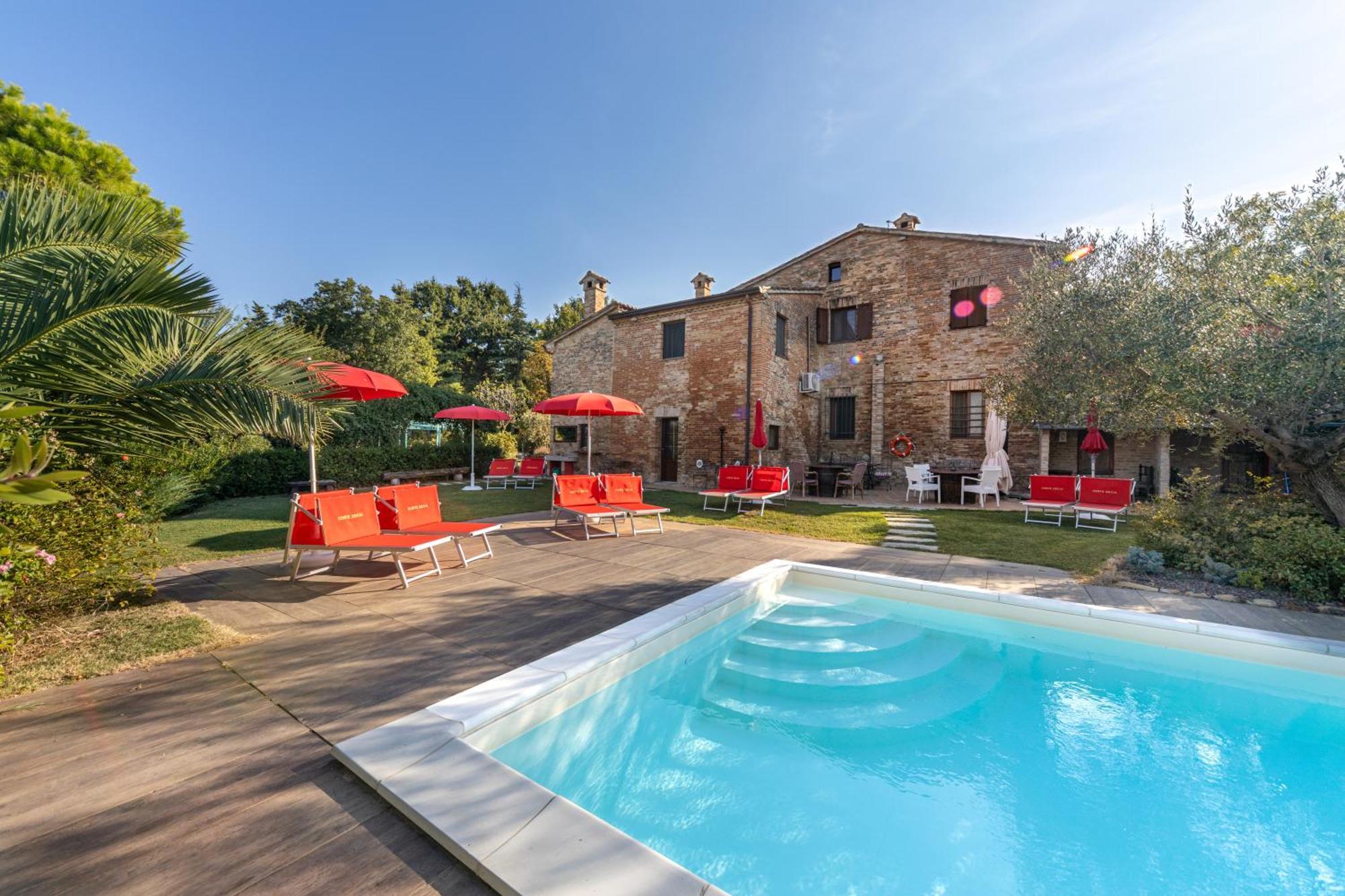 Saludecio Agriturismo Corte Decia المظهر الخارجي الصورة